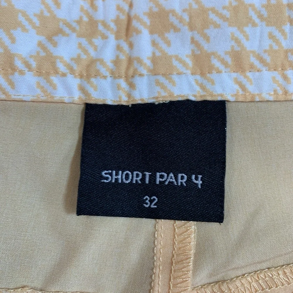 Short Par 4 Shorts Mens 32 Peach Pockets Lightweight Golf Greyson